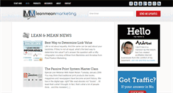 Desktop Screenshot of leanmeanmarketing.com