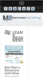 Mobile Screenshot of leanmeanmarketing.com
